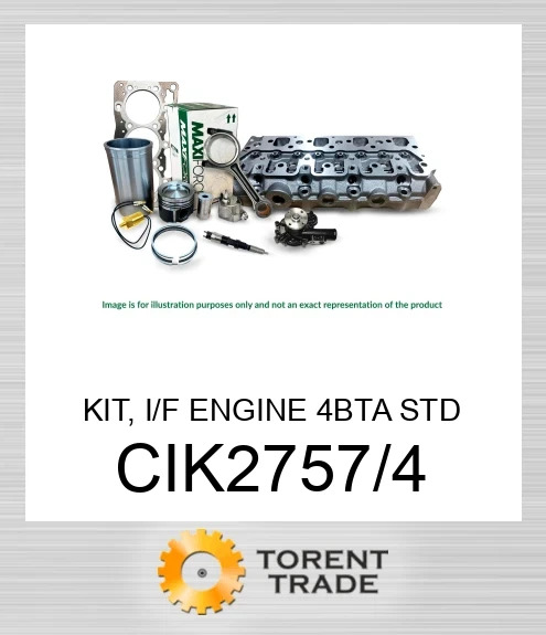 CIK2757/4 Комплект, двигун I/F 4BTA стандартний  MAXIFORCE