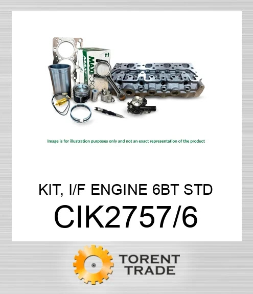 CIK2757/6 Комплект, двигун I/F 6BT стандартний  MAXIFORCE