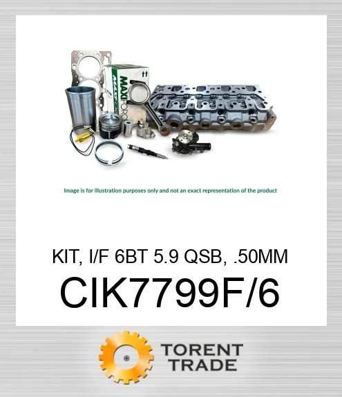 CIK7799F/6 Комплект, I/F 6BT 5.9 QSB, 0.50 мм MAXIFORCE
