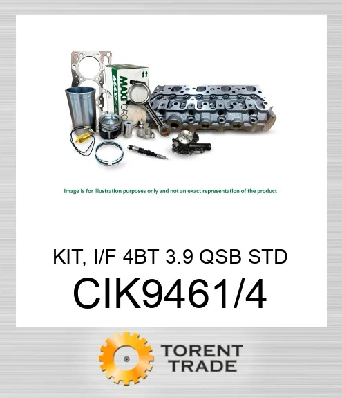 CIK9461/4 Комплект, I/F 4BT 3.9 QSB стандартний  MAXIFORCE