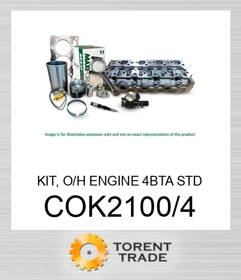 COK2100/4 Комплект, капітальний ремонт двигуна, 4BTA стандартний  MAXIFORCE