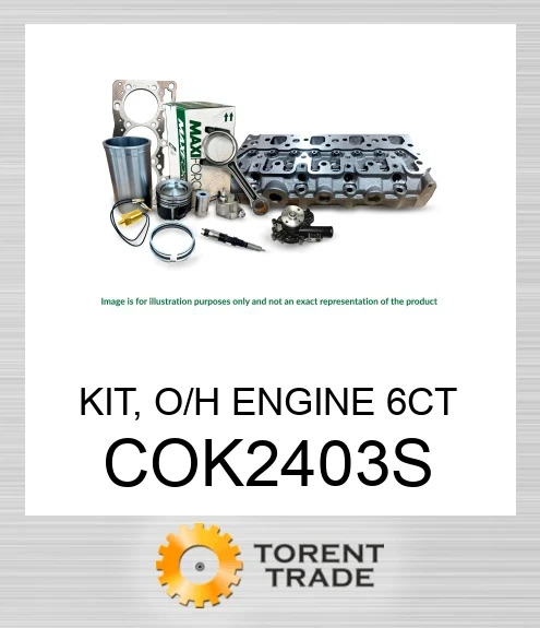 COK2403S Комплект, капітальний ремонт двигуна, 6CT  MAXIFORCE