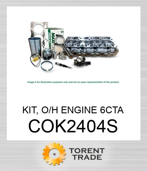 COK2404S Комплект, капітальний ремонт двигуна, 6CTA  MAXIFORCE