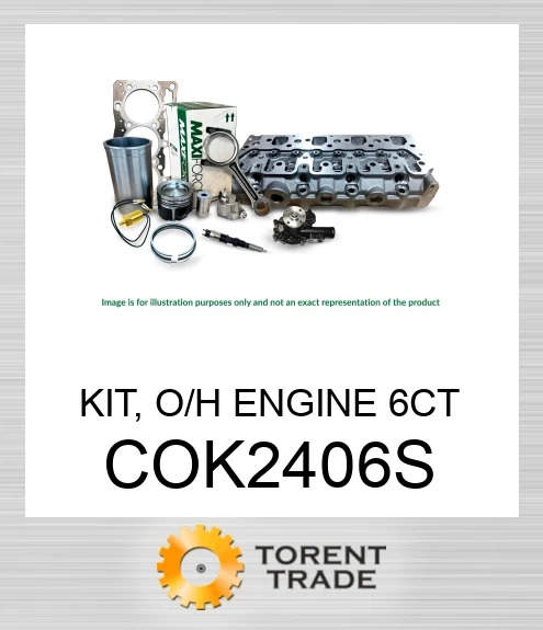 COK2406S Комплект, капітальний ремонт двигуна, 6CT  MAXIFORCE