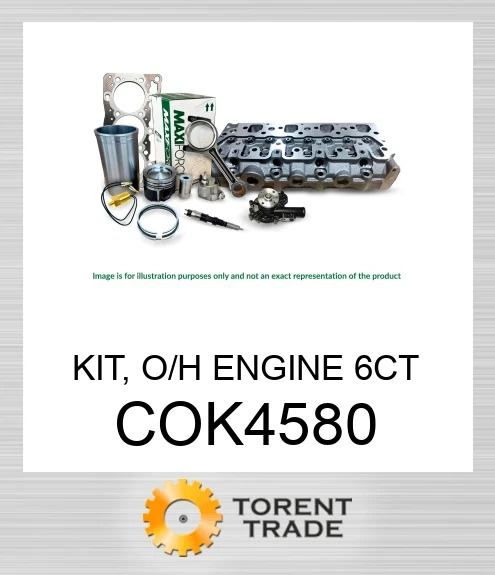 COK4580 Комплект, капітальний ремонт двигуна, 6CT  MAXIFORCE
