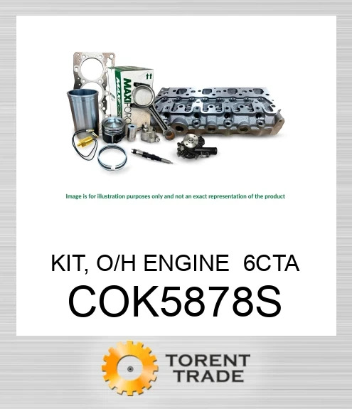 COK5878S Комплект, капітальний ремонт двигуна, 6CTA  MAXIFORCE