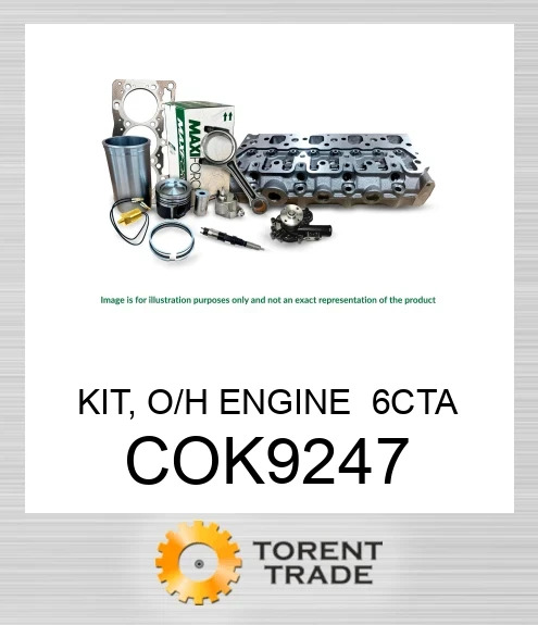 COK9247 Комплект, капітальний ремонт двигуна, 6CTA  MAXIFORCE