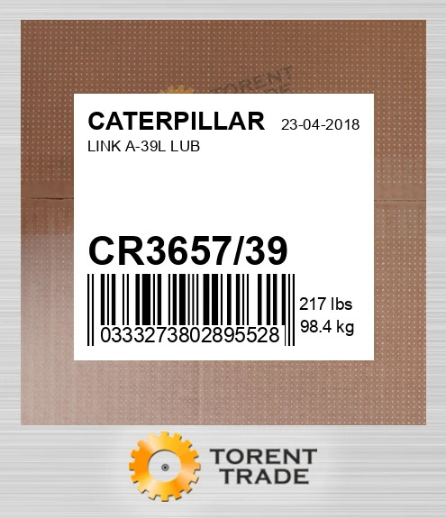 CR3657/39 З'єднання A 39L змащене CATERPILLAR