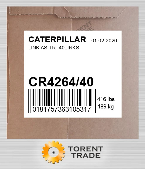CR4264/40 Збірка з'єднання TR 40 з'єднань CATERPILLAR