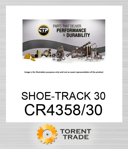 CR4358/30 Башмак гусениці 30 CATERPILLAR