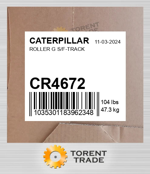 CR4672 Група ролика S/F гусениці CATERPILLAR
