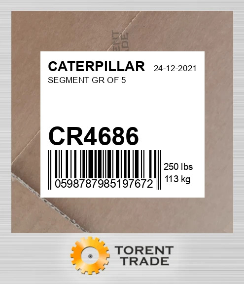 CR4686 Група сегментів з 5 CATERPILLAR