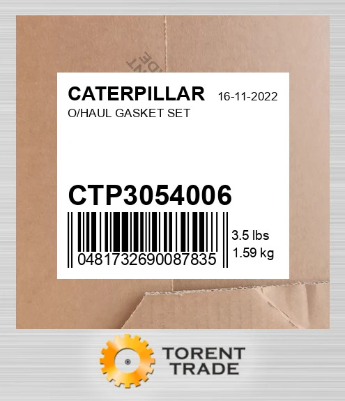 CTP3054006 Комплект прокладок капітального ремонту CATERPILLAR