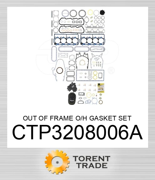 CTP3208006A Набір прокладок для капітального ремонту поза рамою CATERPILLAR
