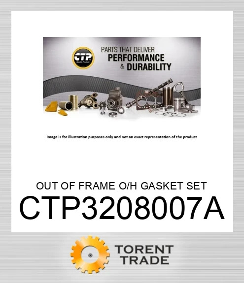 CTP3208007A Набір прокладок для капітального ремонту поза рамою CATERPILLAR