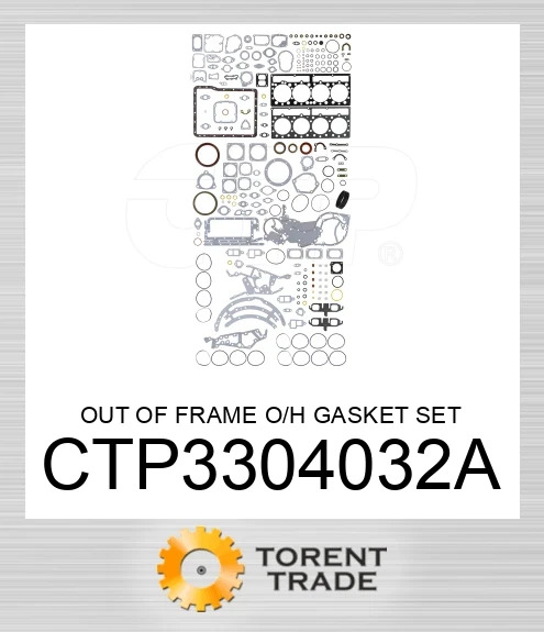 CTP3304032A Набір прокладок для капітального ремонту поза рамою CATERPILLAR
