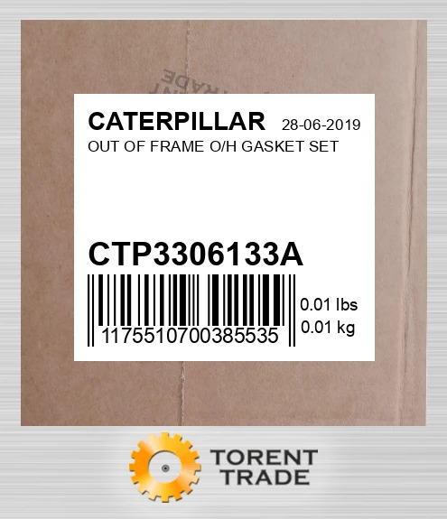 CTP3306133A Набір прокладок для капітального ремонту поза рамою CATERPILLAR