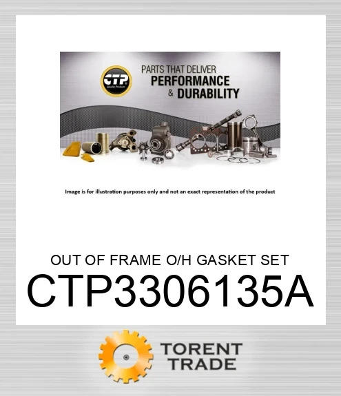 CTP3306135A Набір прокладок для капітального ремонту поза рамою CATERPILLAR