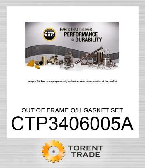 CTP3406005A Набір прокладок для капітального ремонту поза рамою CATERPILLAR