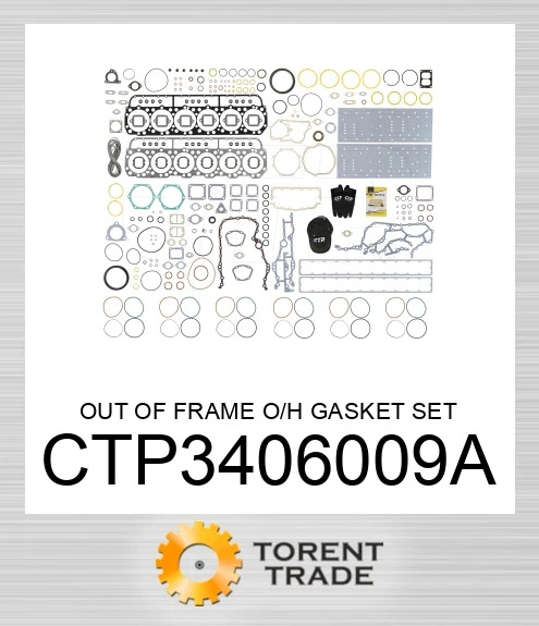 CTP3406009A Набір прокладок для капітального ремонту поза рамою CATERPILLAR