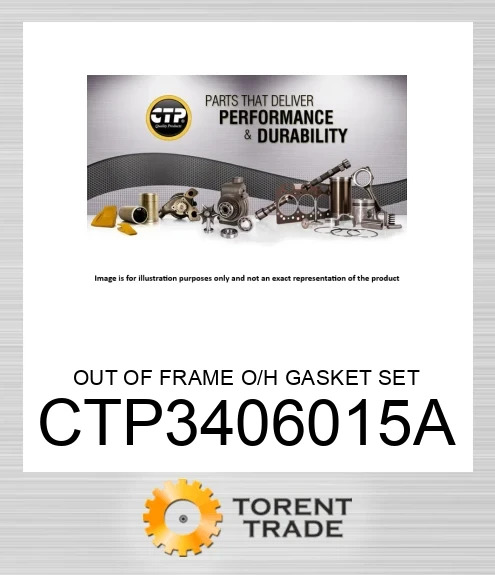 CTP3406015A Набір прокладок для капітального ремонту поза рамою CATERPILLAR