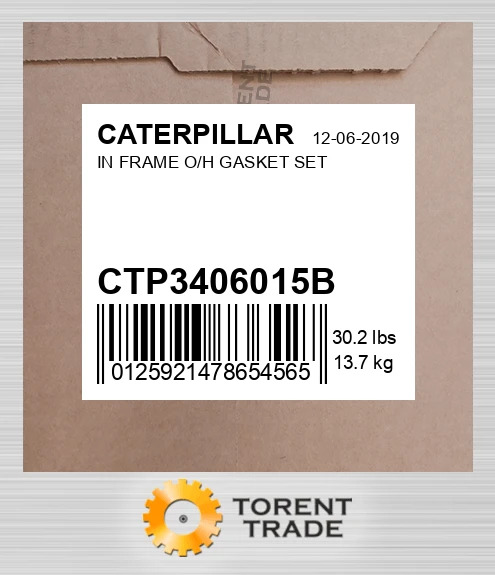CTP3406015B Набір прокладок для капітального ремонту в рамі CATERPILLAR