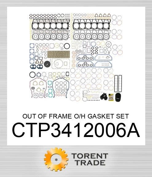 CTP3412006A Набір прокладок для капітального ремонту поза рамою CATERPILLAR
