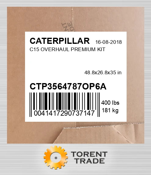 CTP3564787OP6A Преміум набір капітального ремонту C15 CATERPILLAR