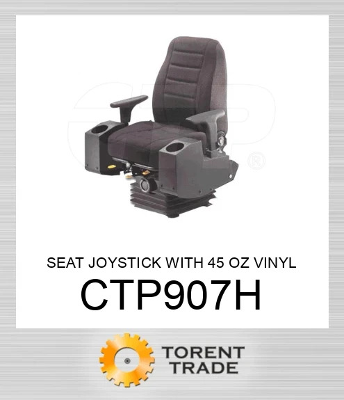 CTP907H Сидіння джойстика з 45 OZ вінілу CATERPILLAR