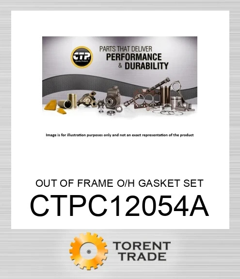 CTPC12054A Набір прокладок для капітального ремонту поза рамою CATERPILLAR