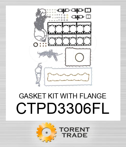 ctpd3306fl КОМПЛЕКТ ПРОКЛАДОК З ФЛАНЦЕМ CATERPILLAR