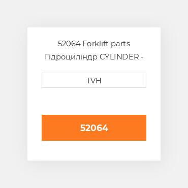 52064 Forklift parts Гідроциліндр CYLINDER - Master