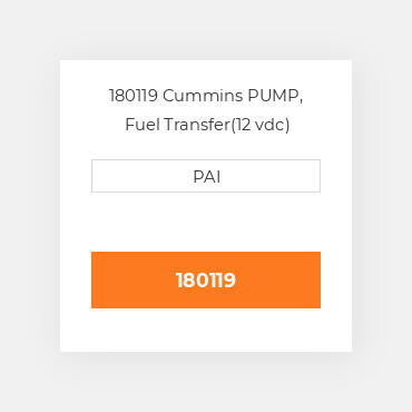 180119 Cummins PUMP, Fuel Transfer(12 vdc) Помпа