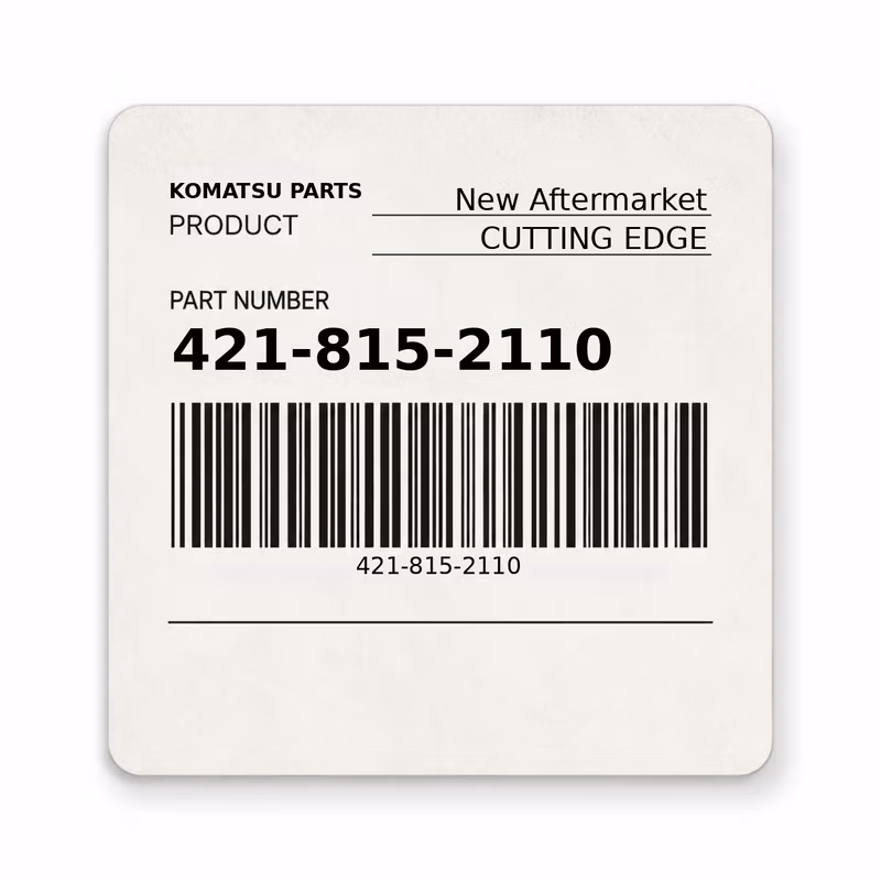 421-815-2110 CUTTING EDGE fits Komatsu (New Aftermarket)