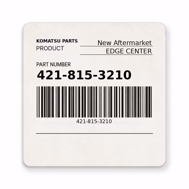 421-815-3210 EDGE CENTER fits Komatsu (New Aftermarket)