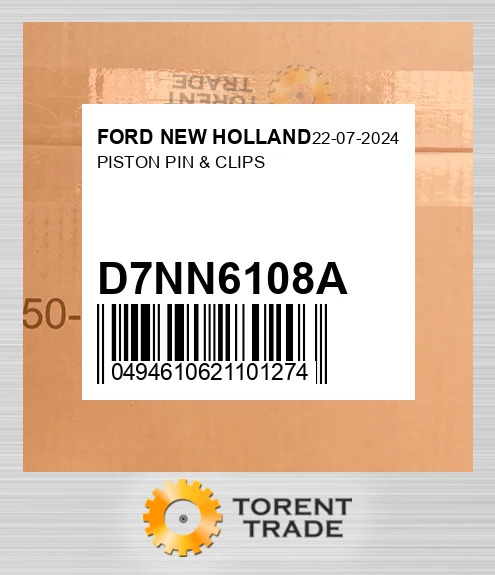D7NN6108A Поршень, палець і кліпси FORD NEW HOLLAND NEW AFTERMARKET