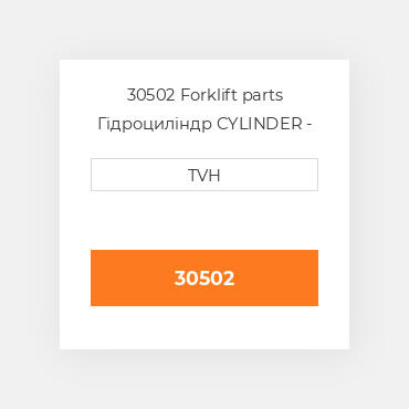 30502 Forklift parts Гідроциліндр CYLINDER - Master