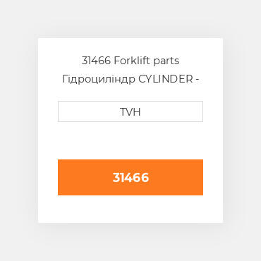 31466 Forklift parts Гідроциліндр CYLINDER - Master