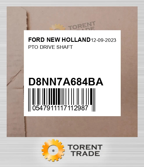 D8NN7A684BA PTO DRIVE вал FORD NEW HOLLAND NEW AFTERMARKET
