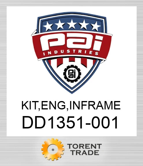 DD1351-001 Комплект, двигун , внутрішньорамний ремонт PAI INDUSTRIES