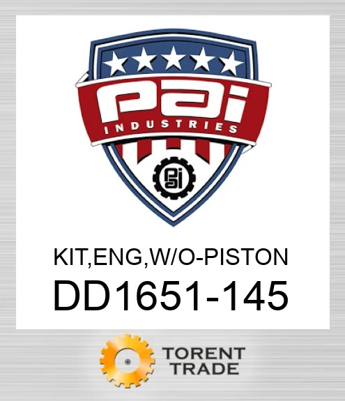 DD1651-145 Комплект, двигун , без -  поршень PAI INDUSTRIES