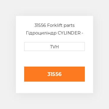 31556 Forklift parts Гідроциліндр CYLINDER - Master