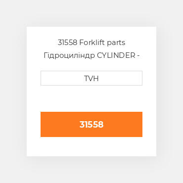 31558 Forklift parts Гідроциліндр CYLINDER - Wheel
