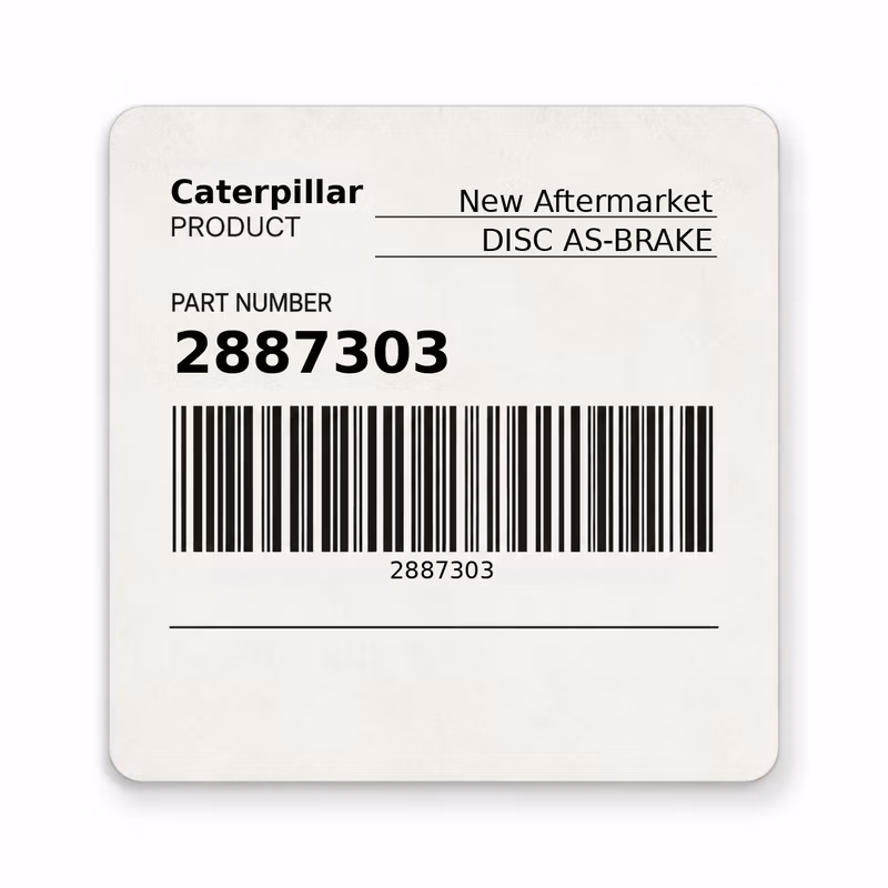 2887303 DISC AS-BRAKE fits Caterpillar (CAT) (New Aftermarket)