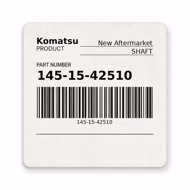 145-15-42510 SHAFT fits Komatsu (New Aftermarket)