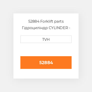 52884 Forklift parts Гідроциліндр CYLINDER - Master