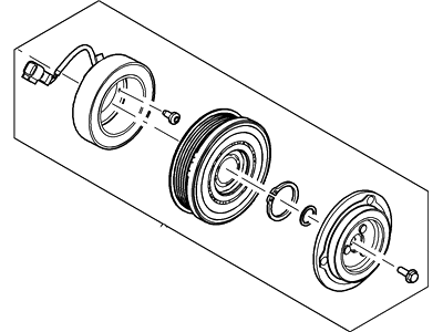 CT4Z-7210-MB Шків компресора
