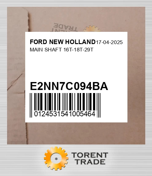 E2NN7C094BA Корінний вал 16T-18T-29T FORD NEW HOLLAND NEW AFTERMARKET