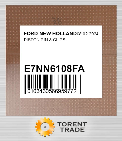 E7NN6108FA Поршень, палець і кліпси FORD NEW HOLLAND NEW AFTERMARKET