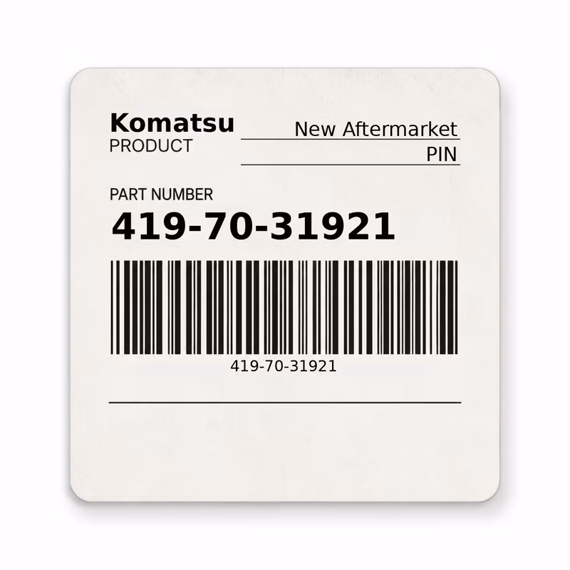 419-70-31921 PIN fits Komatsu (New Aftermarket)